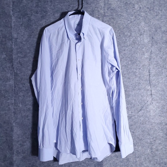 Edoardo Borelli Napoli Button Down Dress Shirt Men's Long Sleeve Casual Business